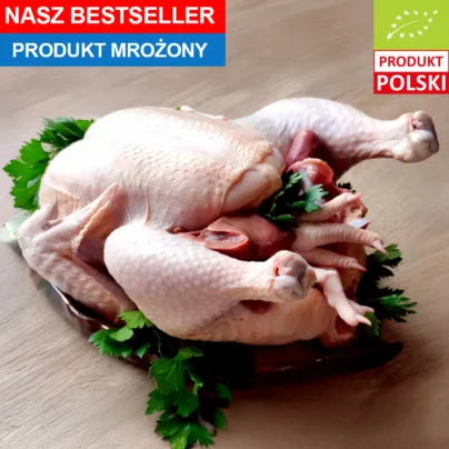 Mrożona tuszka kurczaka pastwiskowego EKO ok. 4 kg