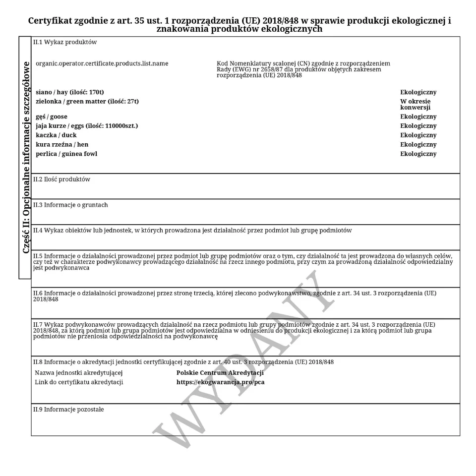 Mrożona tuszka kaczki pastwiskowej EKO ok. 3 kg - obrazek 3