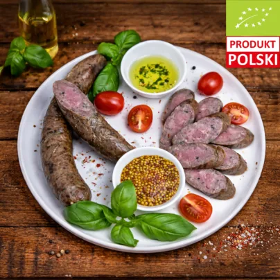 EKO Kiełbasa z Kaczki Pastwiskowej