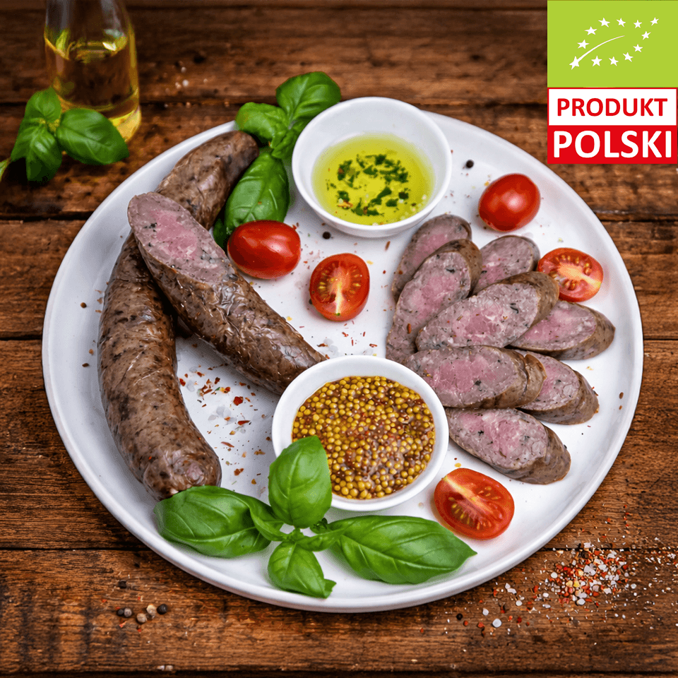 EKO Kiełbasa z Kaczki Pastwiskowej 350 g