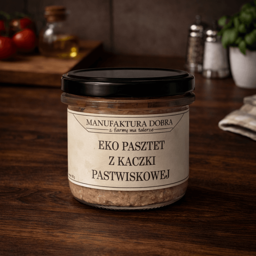 EKO Pasztet z Kaczki Pastwiskowej 190 g