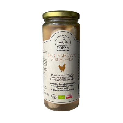 EKO Parówki z Kurczaka Pastwiskowego 450 g