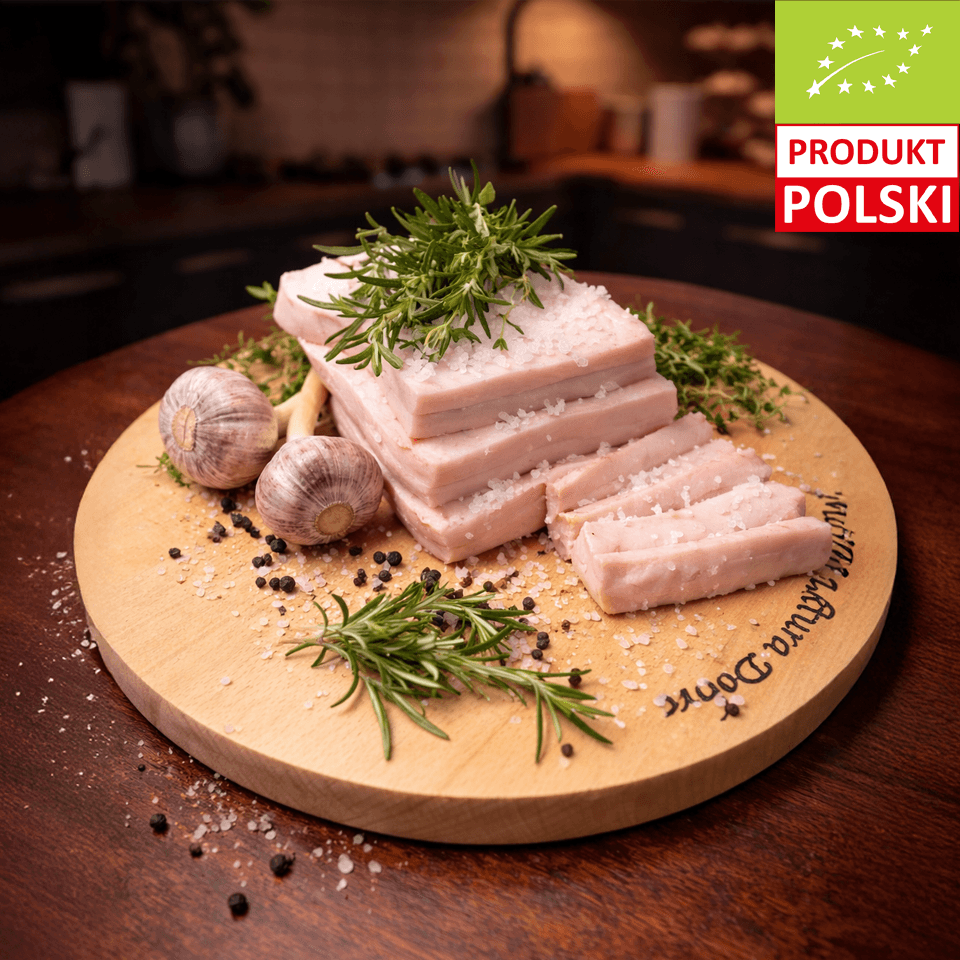 Słonina wieprzowa bez skóry EKO ok. 1 kg