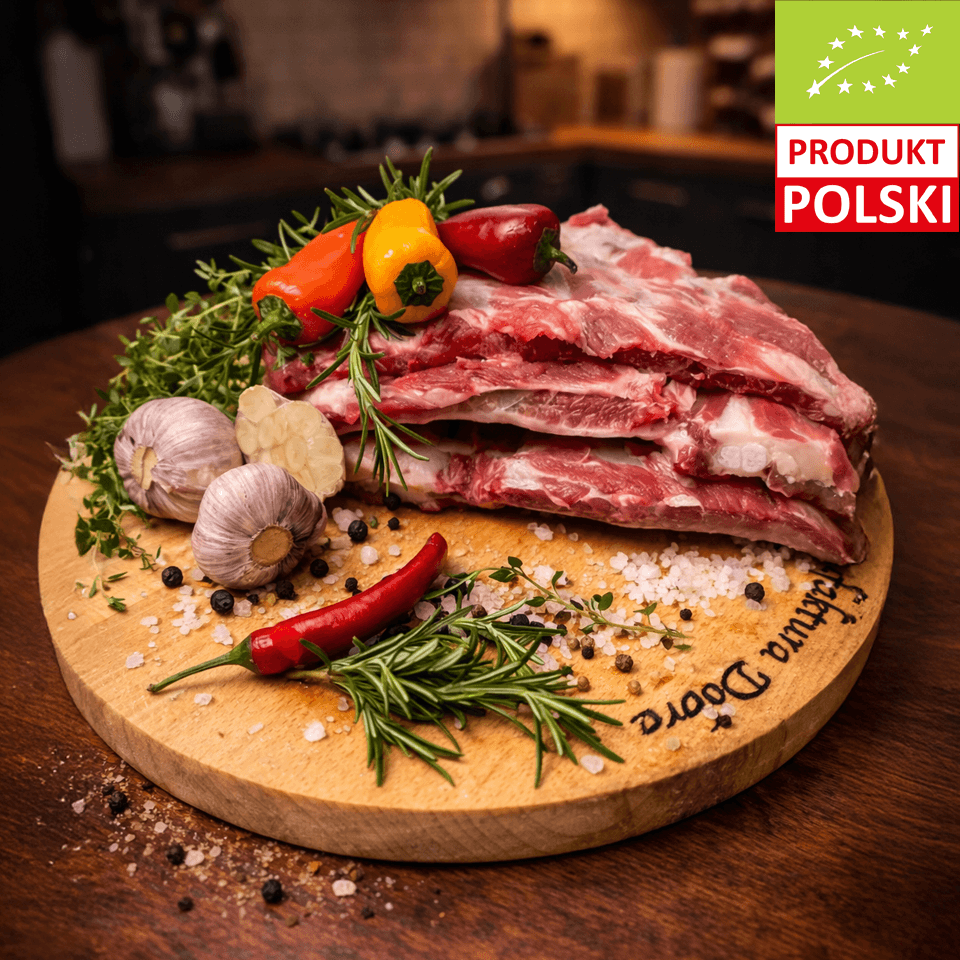 Żeberka wieprzowe EKO ok. 0,45 kg