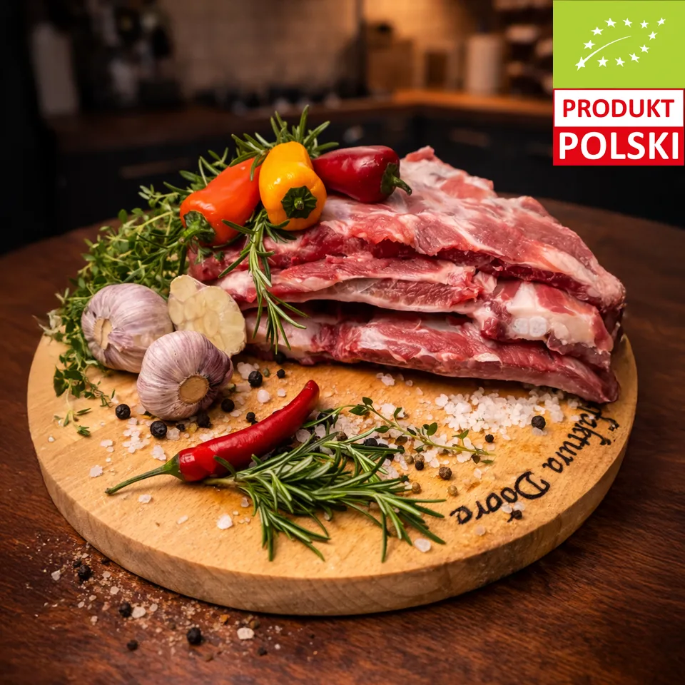 Żeberka wieprzowe EKO ok. 0,45 kg