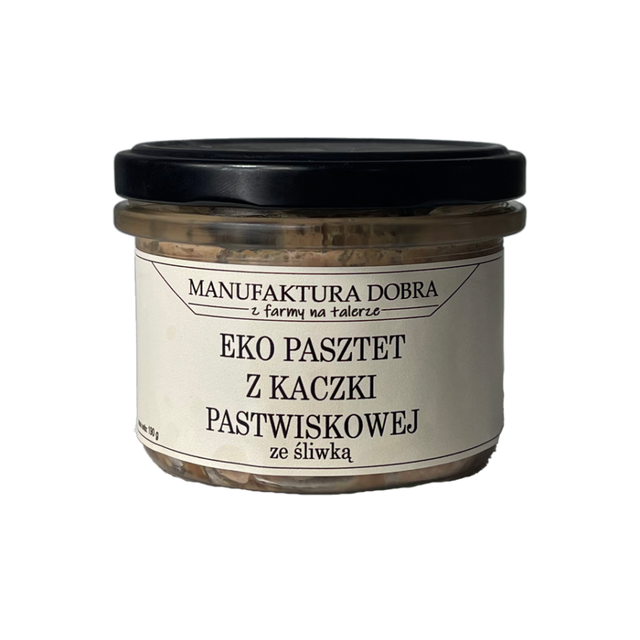 EKO Pasztet z Kaczki Pastwiskowej ze śliwką 190 g