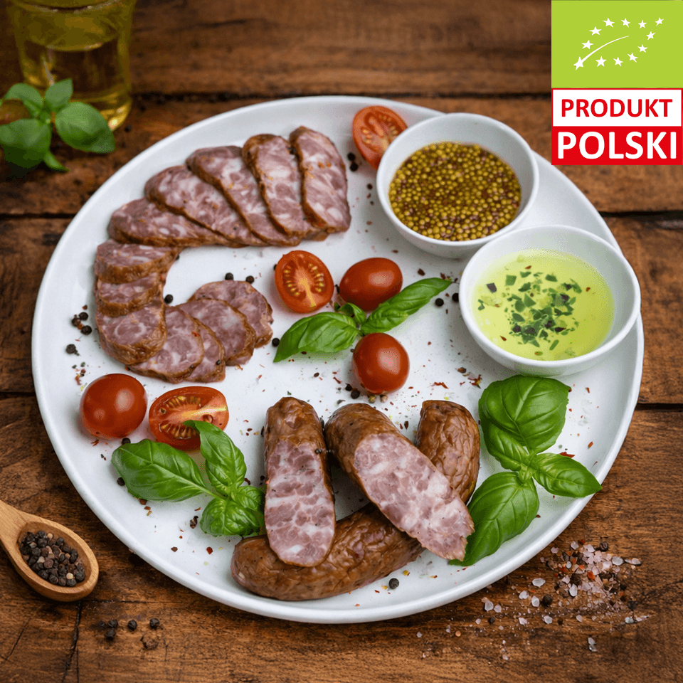 EKO kiełbasa ze Świni Pastwiskowej 250 g