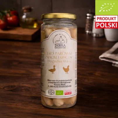 EKO Parówki z Kaczki i Kurczaka Pastwiskowego