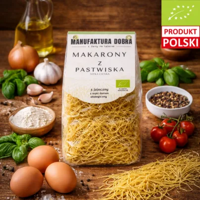 Makaron z pastwiska nitka cienka durum 5 jajeczna