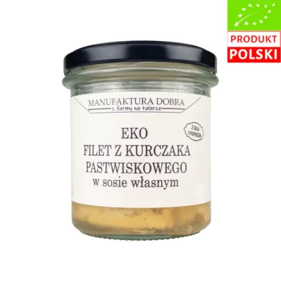 EKO Filet z Kurczaka Pastwiskowego w sosie własnym 250 g