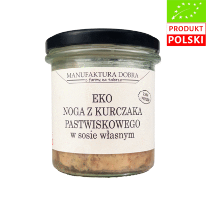 EKO Noga z Kurczaka Pastwiskowego w sosie własnym 250 g