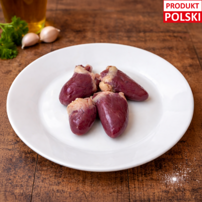 Świeże serca z Kurczaka Pastwiskowego ok. 0,5 kg