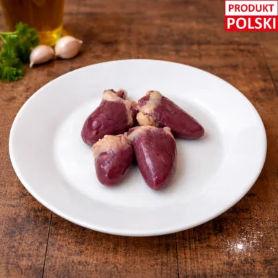 Świeże serca z Kurczaka Pastwiskowego ok. 0,5 kg