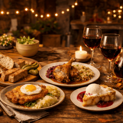 Pierwsza kolacja po latach w Prosiaczku • 13 lutego • Mikoszów